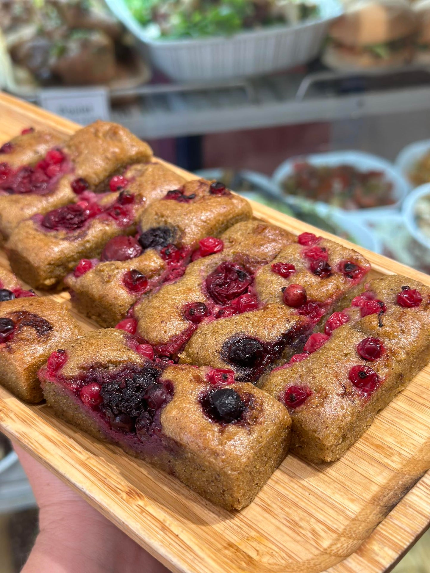 FINANCIER THÉ MATCHA/FRUITS ROUGES - 100% VEGETAL - SANS GLUTEN - SANS LACTOSE