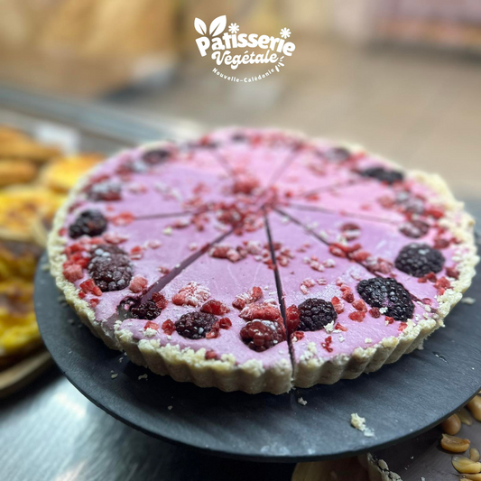 TARTE FRUITS ROUGES - 100% VEGETAL - SANS GLUTEN - SANS LACTOSE