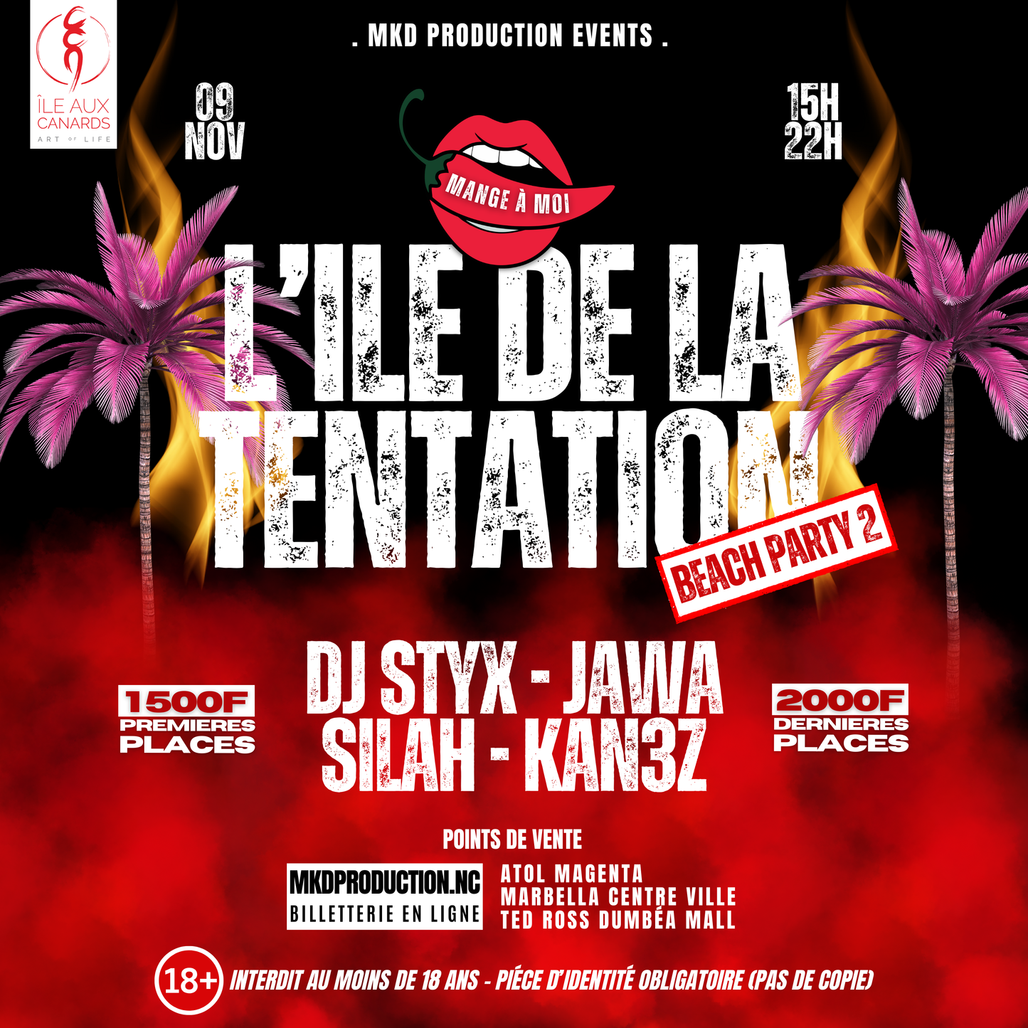 L'ILE DE LA TENTATION - BEACH PARTY 2