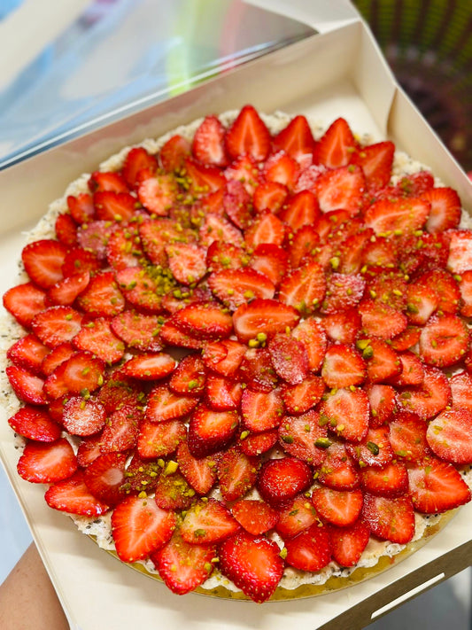 TARTE AUX FRAISES - 100% VEGETAL - SANS GLUTEN - SANS LACTOSE