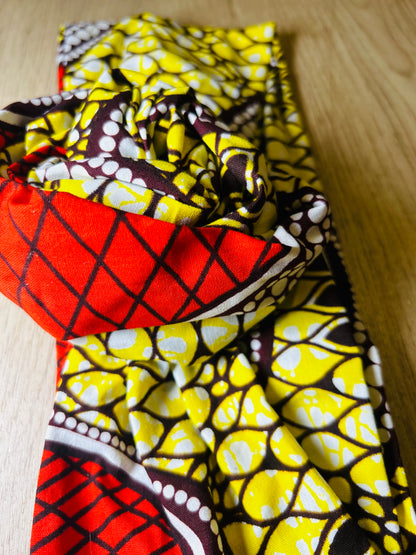 BANDEAU - WAX - ROUGE/JAUNE