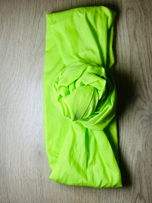 BANDEAU - UNI - VERT ANIS